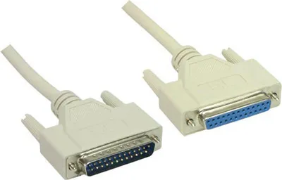 Produktbild von Serielle / Parallele Verlängerung, 25pol St/Bu, Länge: 1,8m, Good Connections®