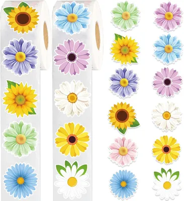 Image de 1000 autocollants, 2 rouleaux, étanches, pour scrapbooking