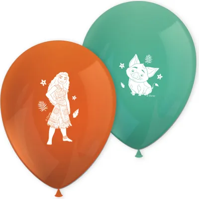 Zdjęcie produktu dla 8 balonów lateksowych Vaiana 2 -