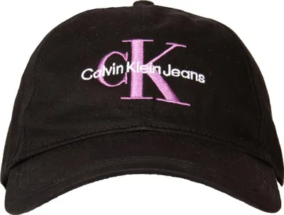 Zdjęcie produktu dla CALVIN KLEIN JEANS czapka z daszkiem z regulowanym daszkiem z tyłu haftowane logo artykuł ZW0ZW02539, BDS Black / Czarny, JEDEN - JEDEN ROZMIAR, 100% Bawełna