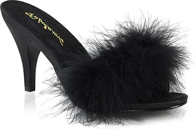 Produktbild von AMOUR-03 Damen Slipper von Fabulicious, Schwarz  , EU 40, US 10