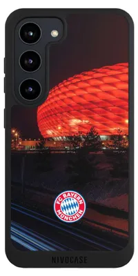 Produktbild von NIVOCASE Handyhülle für Samsung Galaxy S23  Hülle NIVOpure Case Schwarz FC Bayern München FCB Stadion