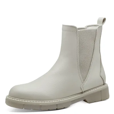 Immagine prodotto di Stivaletti Chelsea da donna Marco Tozzi, in tessuto elasticizzato, suola piatta, modello 2-25443-41, taglia: 38 EU, colore: beige