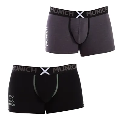 Immagine prodotto di Munich Pack-2 boxer in cotone elasticizzato MUDU per uomo