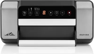 Produktbild von Eta ASPIRA, Schwarz, Edelstahl, 800 mbar, Kanister, Puls Vac, Vakuum-Dichtung, Tasten, 1 m, 120 W