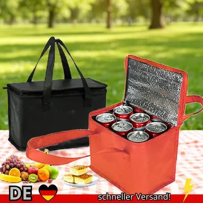Produktbild von Tragbare Lunch-Kühltasche Zusammenklappbar Isoliert für Picknick Eisbeutel