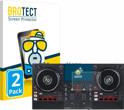 Produktbild von 2x BROTECT Schutzfolie für Numark Mixstream Pro+ Displayschutz Displayschutzfolie Folie Matt Entspiegelungsfolie
