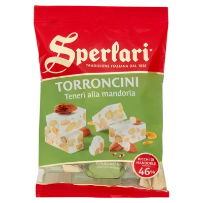 Produktbild von 6x Sperlari Torroncini TENERI alla Mandorla Weicher Mandelnougat 117g