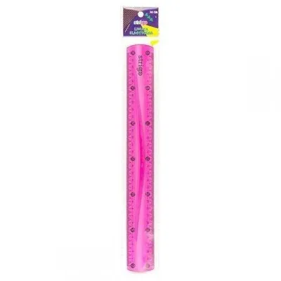 Image de Règle flexible 30 cm rose STRIGO