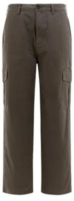 Image de Vince pantalon cargo homme vert en coton et lin - 33