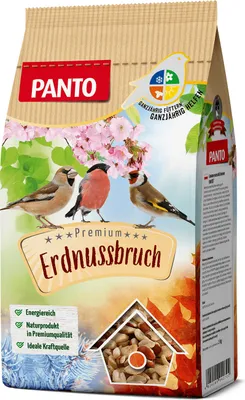 Produktbild von PANTO Erdnussbruch halbe und ganze mit Haut 25kg