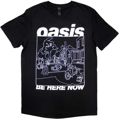 Produktbild von Oasis - "Be Here Now" T-Shirt für Herren/Damen Uni RO11478 (S) (Schwarz)