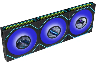 Immagine prodotto di Lian Li UNI FAN SL-INF LCD FLEX 120 Wireless, ventola per case, (set da 3)