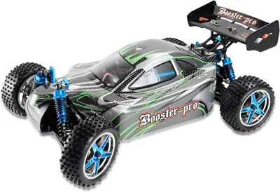 Immagine prodotto di Auto fuoristrada radiocomandata - Veicolo radiocomandato - Modello di auto radiocomandato - Auto da corsa radiocomandata - Scala 1:10 - Motore brushless da 3300KV