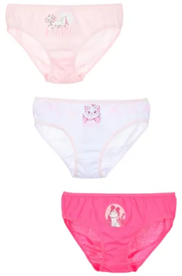 Produktbild von 3er-Set: Slips Disney Aristocats Marie Bunt 104-110 cm