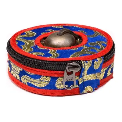 Obrázek produktu pro Pouzdro Tingsha Modrá/červená/černá L - 9 cm