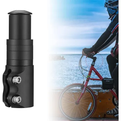 Productafbeelding van Voorvork verhoger, hoogteversteller, aluminium, geschikt voor mountainbike en racefiets met een stuurdiameter van 28,6 mm