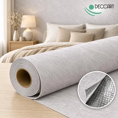 Productafbeelding van Zelfklevende 3D-wandbekleding, grijs, 300 x 60 cm – met een uitstraling van architectonisch beton en pleisterwerk, 1,8 m², T5002, AI-gegenereerde afbeelding