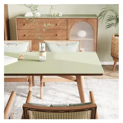 Immagine prodotto di Tovaglia in PU/PVC, impermeabile, verde, rettangolare, 80 x 140 cm