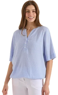 Productafbeelding van Cecil gestreepte blouse, blauw, maat S