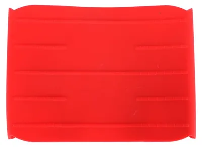 Silikon-Küchenzange, hitzebeständig bis 230 °C, rot, 20,5 cm