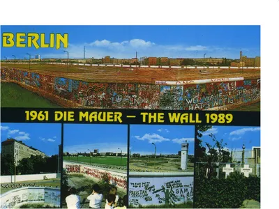 Produktbild von Postkarte - Die Mauer 1961-1989