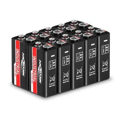 Zdjęcie produktu dla Ansmann 1505-0001 Alkali 9V Nicht wiederaufladbare Batterie - 10 Stück (1505-0001)