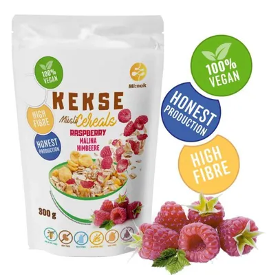 Obrázok produktu pre KEKSE Müsli Malina 300g