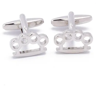 Productafbeelding van Manchetknopen - Rhodium Veredeld - Zilver