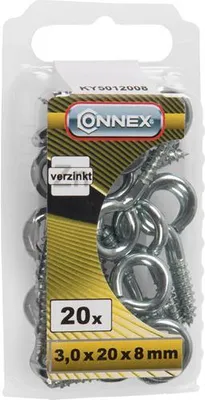 Produktbild von Connex-Augenschraube 3,0x20x8 20 Stück vz - ky5012008