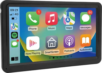 Obrázek produktu pro Přenosné autorádio s hlasovým ovládáním navigace AUX FM 7palcový IPS dotykový displej pro Carplay Bezdrátové Android Auto