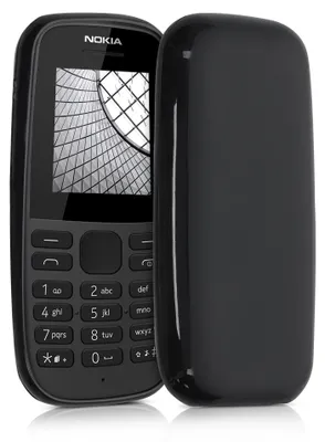 Produktbild von kwmobile Handyhülle für Nokia 105 (2019) Hülle - TPU Case - Kabelloses Laden - Schutzhülle Cover in Schwarz