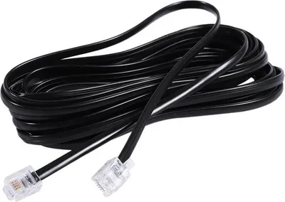 Obrázok produktu pre Kábel telefónny RJ11-RJ11 5m čierny