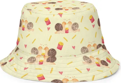 Produktbild von Mr. & Mrs. Panda Safarihut Schnecken Liebe Größe S/M - Gelb - Geschenk, Schlapphut, Bucket Hat, Fischerhut, Zufrieden, Verliebt, Paar, Sonnenhut, Sommerhut, glücklich