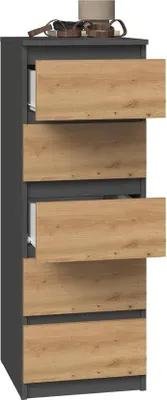 Obrázek produktu pro Komoda Malwa W5 ANTRACYT ARTISAN