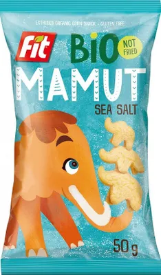 Obrázek produktu pro FitMamut Bezlepkový kukuřičný snack s mořskou solí (50g), 59073