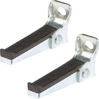 Immagine prodotto di Bobike 1118 pedane pieghevoli 11 cm per set nero/argento