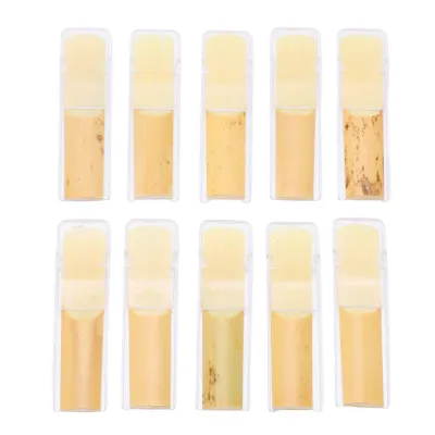 Immagine prodotto di 10 pezzi ancia per sassofono contralto 2,5 E flat sax woodwind accessori con scatola trasparente