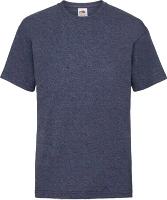 Produktbild von Fruit of the Loom Kinder T-Shirt, kurzärmlig BC329 (12-13 Jahre (152)) (Vintage Navy meliert)