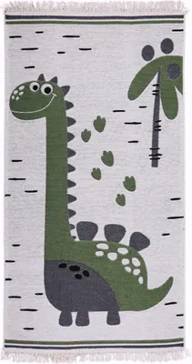 Obrázek produktu pro 120x170 cm POSLEDNÍ ŠANCE: Dětský kusový koberec Natur Dinosaurus