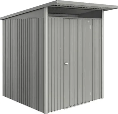 Produktbild von Gartenhaus biohort AvantGarde Eco A1 Standardtür 180 x 220 cm quarzgrau-metallic