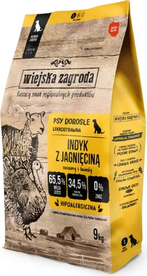 Obrázok produktu pre WIEJSKA ZAGRODA Morčacie mäso s jahňacím 9kg