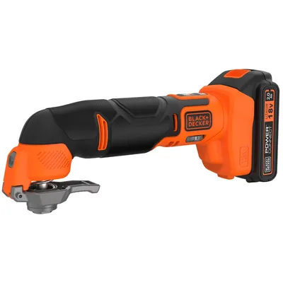Produktbild von Black + Decker 18V/2,0Ah Akku-Multifunktionswerkzeug - BDCOS18D1K-QW