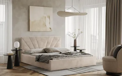 Obrázek produktu pro Postel LATINA 160x200 béžová s úložným prostorem