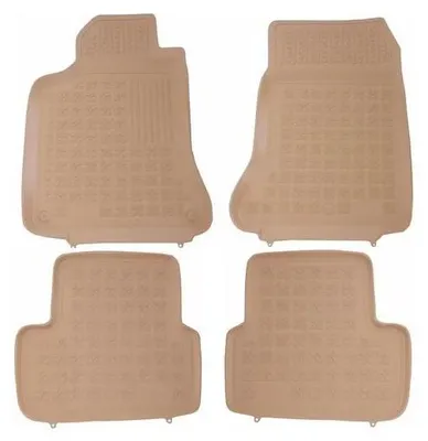 Obrázok produktu pre Podlahové rohože Gumové podlahové rohože béžové pre MERCEDES triedy A W176 12-18 GLA X156 13--.