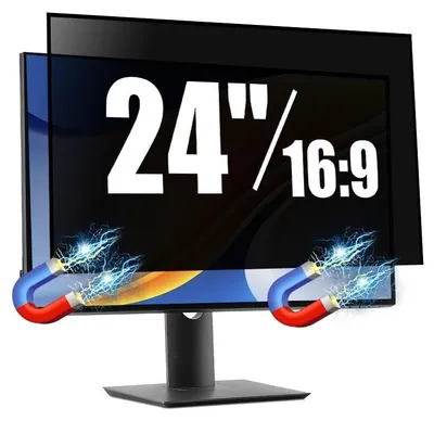 Produktbild von Magnetischer Datenschutzbildschirm – 24 Zoll – Blendfrei