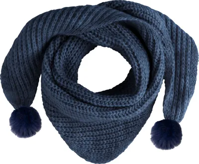 Zdjęcie produktu dla Baby's Only trójkątny szalik z pomponem Cool - Jeans - 3-8 lat - 100% poliakryl