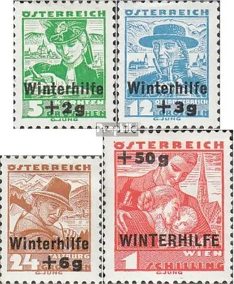 Produktbild von Briefmarken Österreich 1935 Mi 613-616 (kompl.Ausg.) postfrisch Winterhilfe