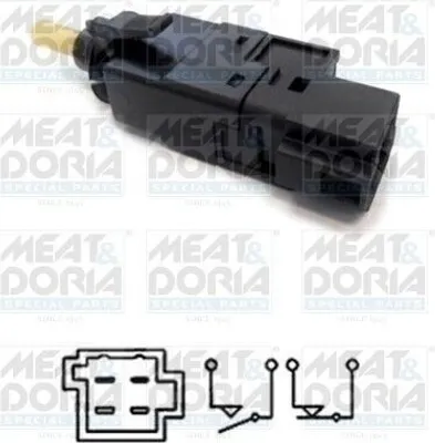 Produktbild von MEAT & DORIA Bremslichtschalter 35106 passend für MERCEDES-BENZ A-Klasse (W169)