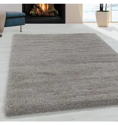 Produktbild von TapisTrend Zotteliger Teppich Beige 280x370 cm Flauschiger Wohnzimmerteppich, angenehm weicher Schlafzimmerteppich